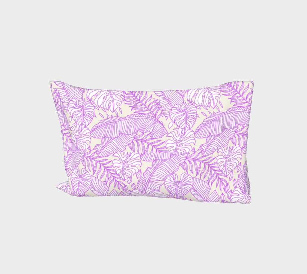 Palm Pop lavender reverse