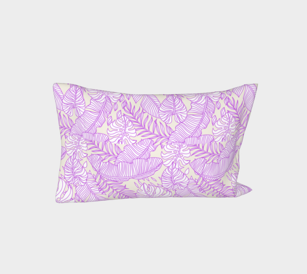 Palm Pop lavender reverse