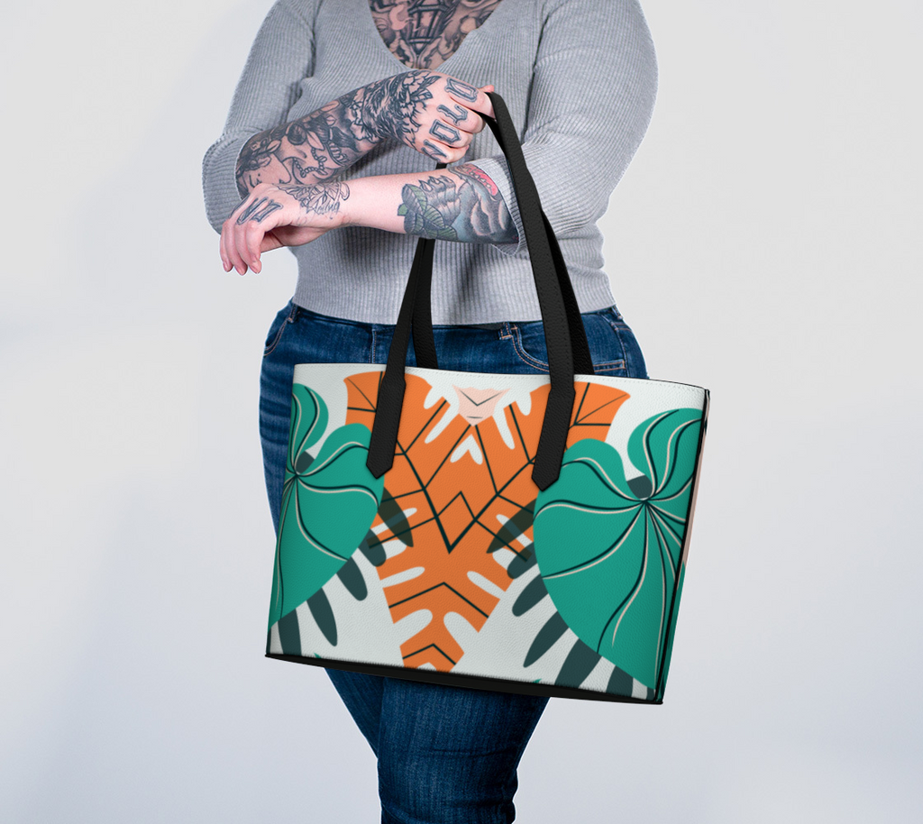 Reverse Tropic Wonders Tote Bag