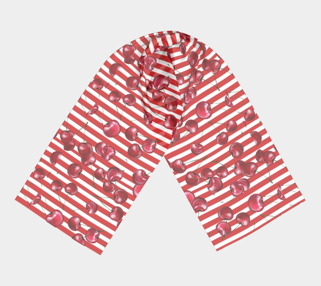 Cherry Peppermint Scarf